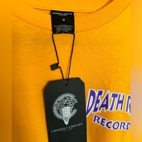 NWT Crooks & Castles x Death Row Records Logo Tee - Picture 6 of 6